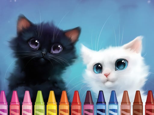 4GameGround - Kittens Coloring 